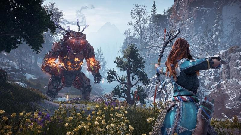 horizon zero dawn - геймплей