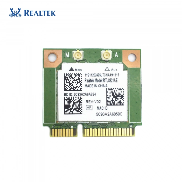 Realtek Wireless-AC RTL8821CE m-PCIe