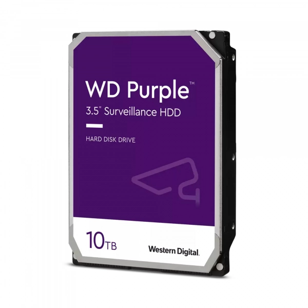 Western Digital 10TB 7200 rpm, 256 MB, 3.5' SATA III (WD102PURZ)