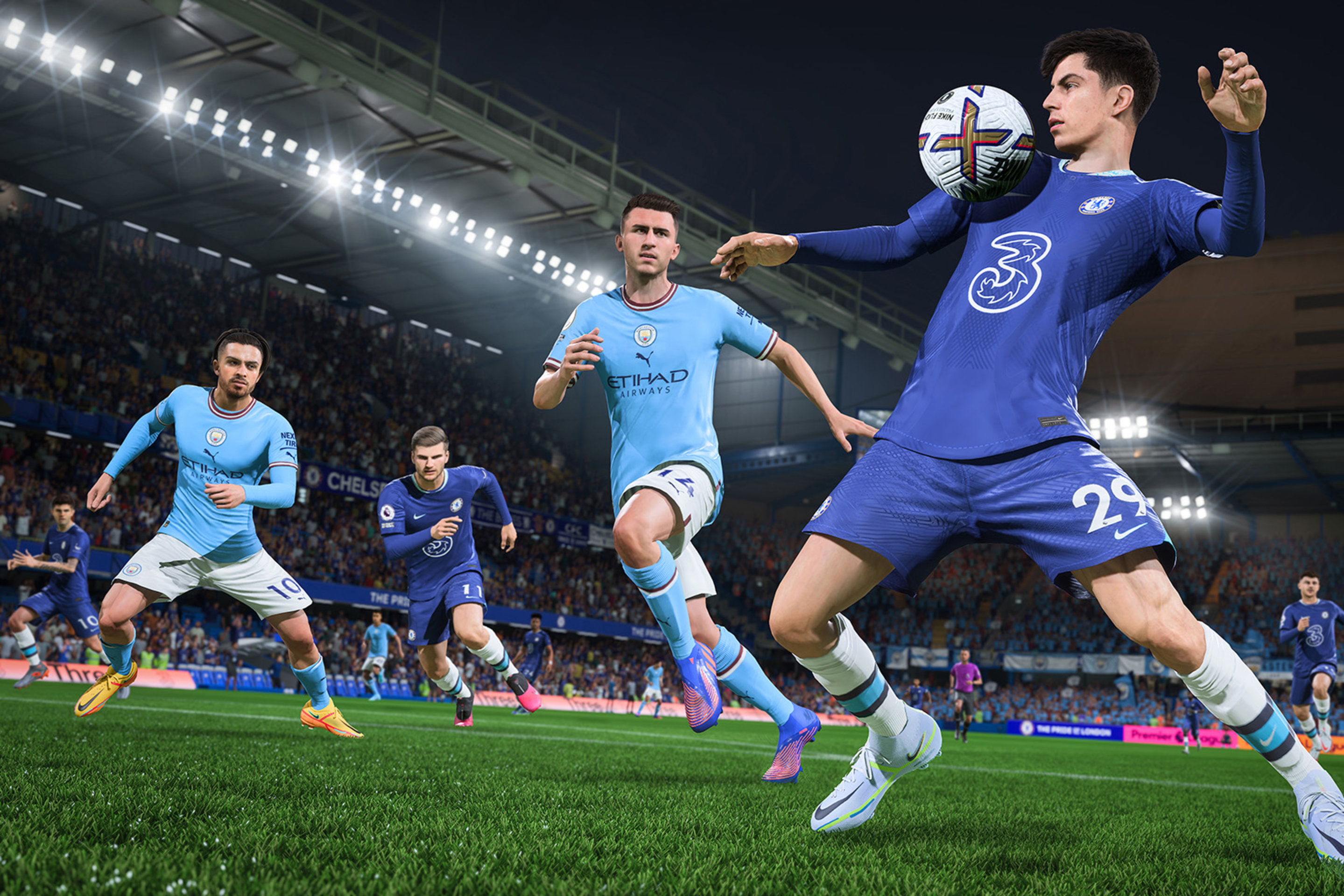 Игры 23 года. FIFA 23 ps4. FIFA 23 Скриншоты. Kai Havertz FIFA 23. Футболисты в игре.