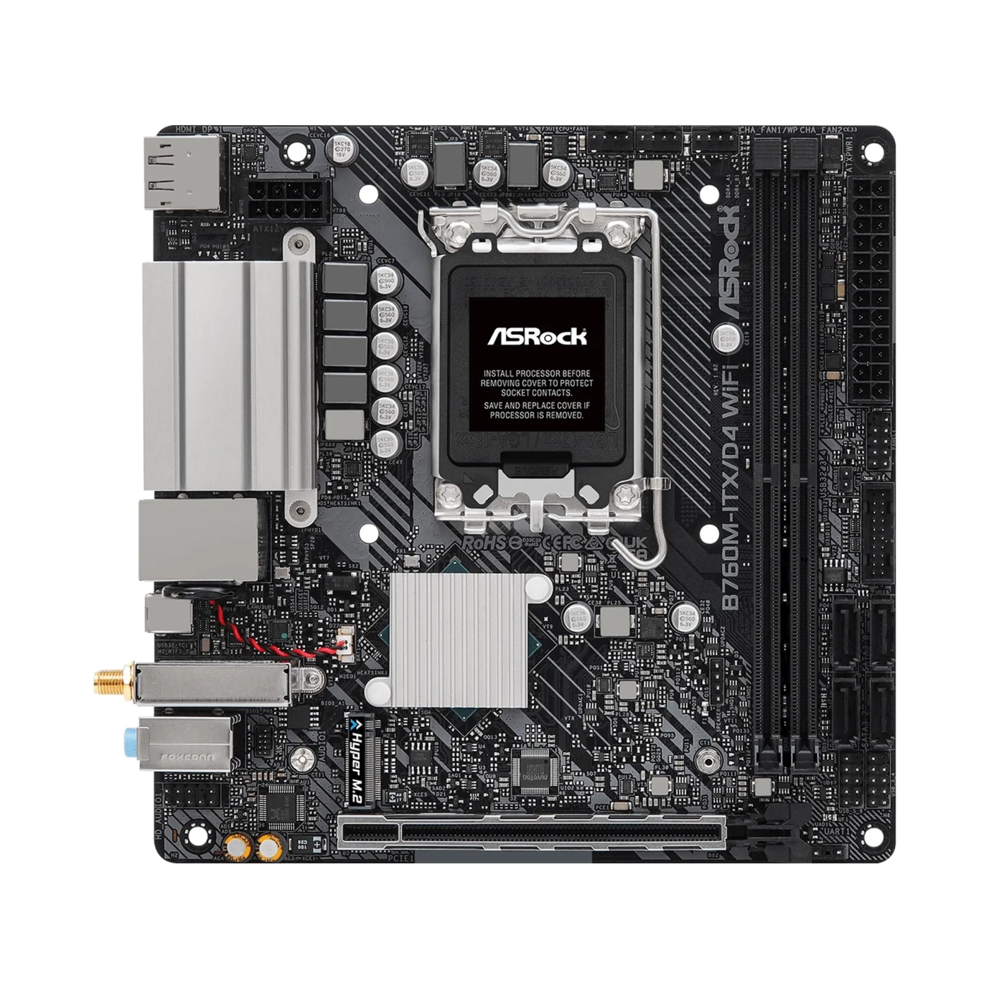 ASRock B760M-ITX/D4 WiFi - Идеальная Материнская Плата для Компактных ПК |  Artline