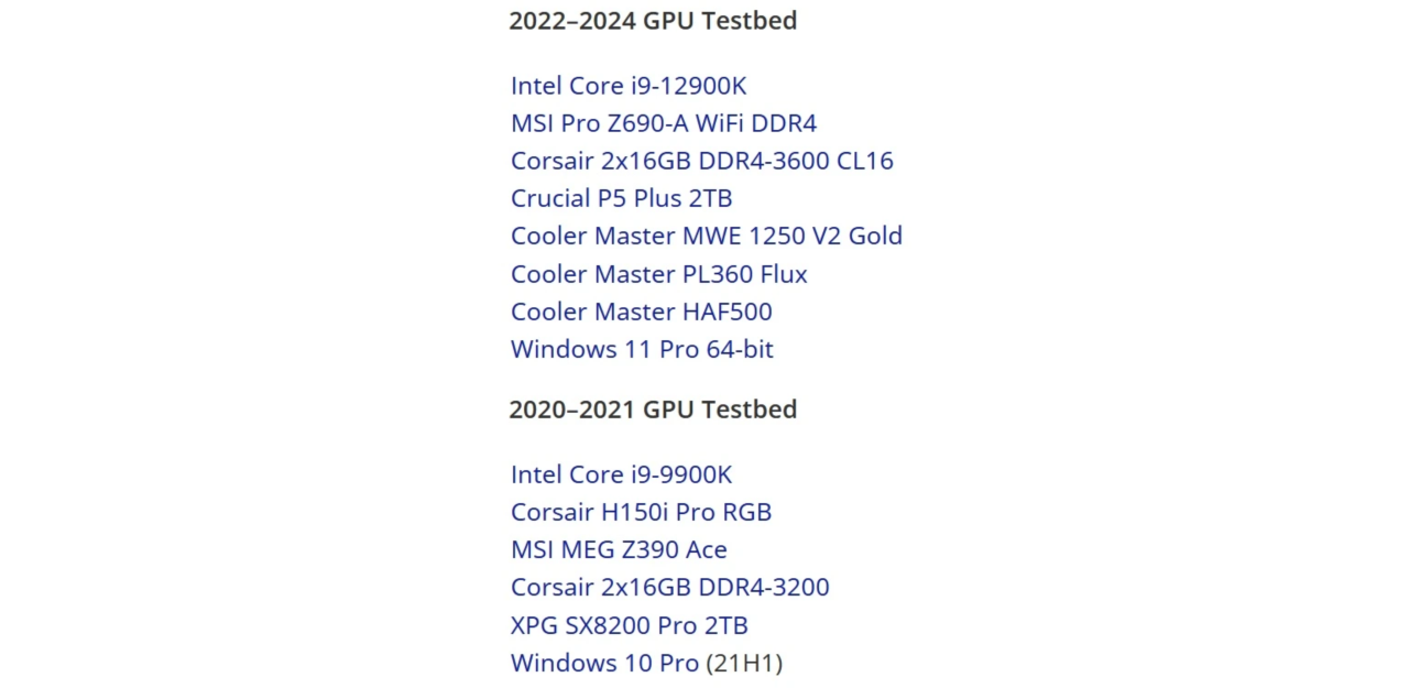 Сравнение игровых видеокарт и иерархия мощности GPU в 2024 году (Часть 2)  🚀 Блог Artline.ua