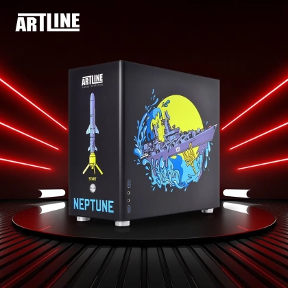 корпус QUBE V9 Aluminum Black NeptuneUA Printed