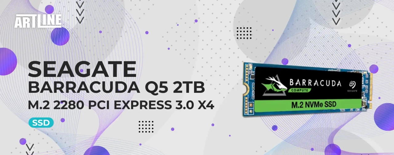 SSD диск Seagate Barracuda Q5 2TB M.2 2280 PCI Express 3.0 x4 (ZP2000CV3A001)