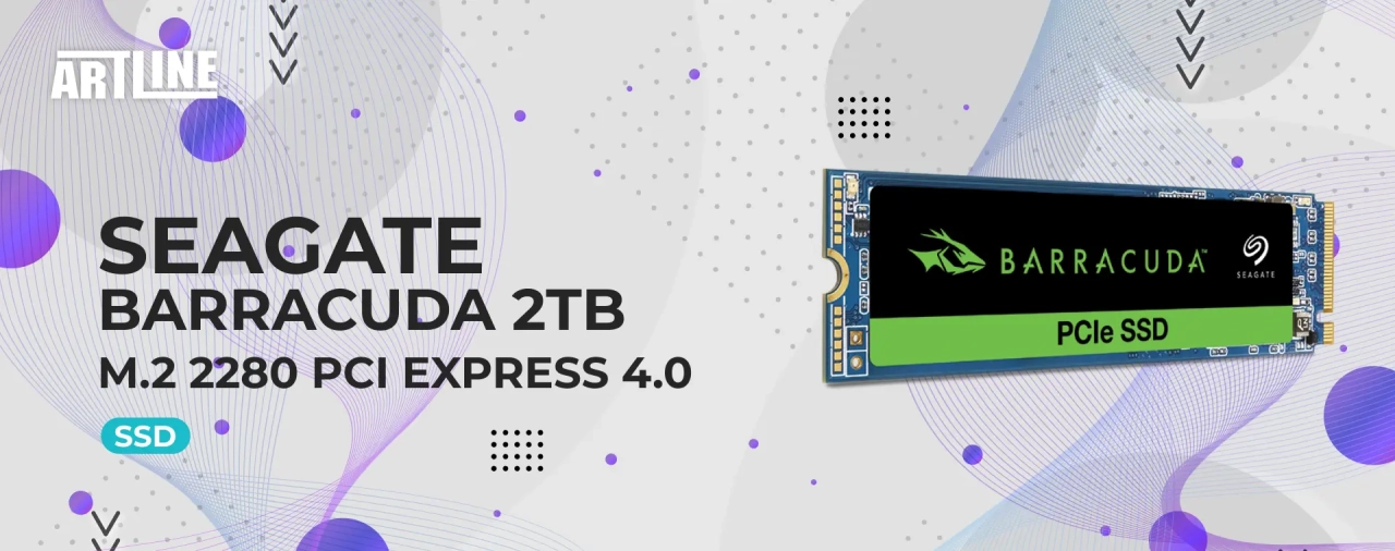SSD диск Seagate Barraсuda 2TB M.2 2280 PCI Express 4.0 x4 Nvme (ZP2000CV3A002)