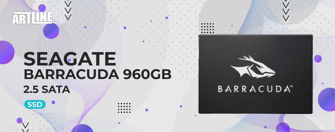 SSD диск Seagate BarraCuda 960GB 2.5 SATA (ZA960CV1A002)