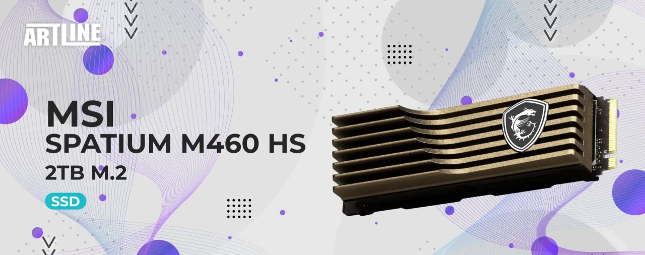 SSD диск MSI Spatium M460 HS 2TB M.2 (S78-440Q420-P83)