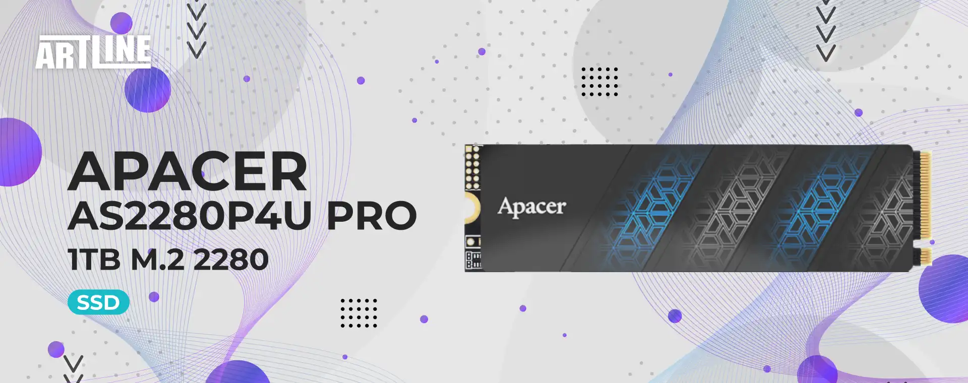 SSD диск Apacer AS2280P4U Pro 1TB M.2 2280 - Обзор и сравнение на  Artline.ua, AP1TBAS2280P4UPRO-1