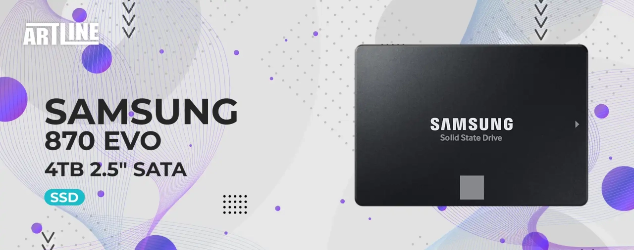 SSD диск Samsung 870 Evo 4TB 2.5" SATA (MZ-77E4T0B/EU)