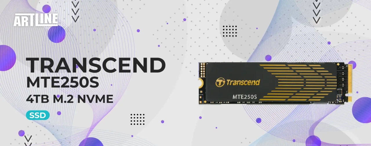 SSD диск Transcend MTE250S 4TB M.2 NVMe (TS4TMTE250S)