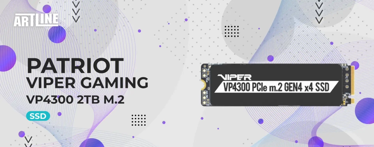 SSD Patriot Viper Gaming VP4300 2TB M.2 (VP4300-2TBM28H)