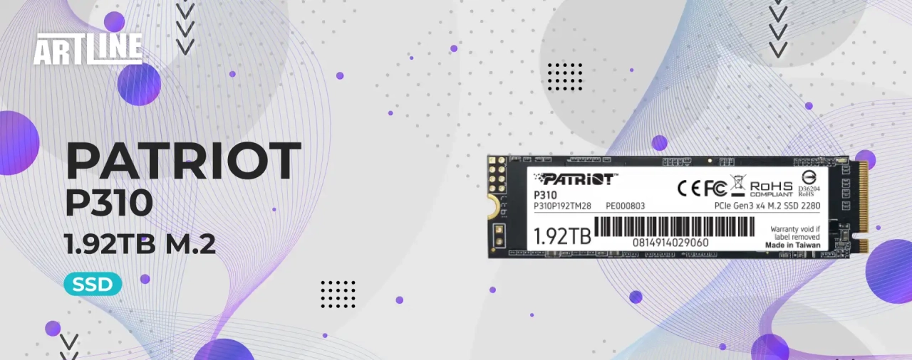 SSD Patriot P310 1.92TB M.2 (P310P192TM28)