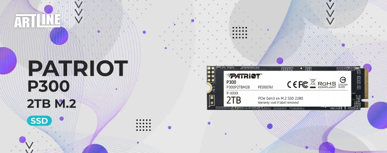 SSD Patriot P300 2TB M.2 (P300P2TBM28)