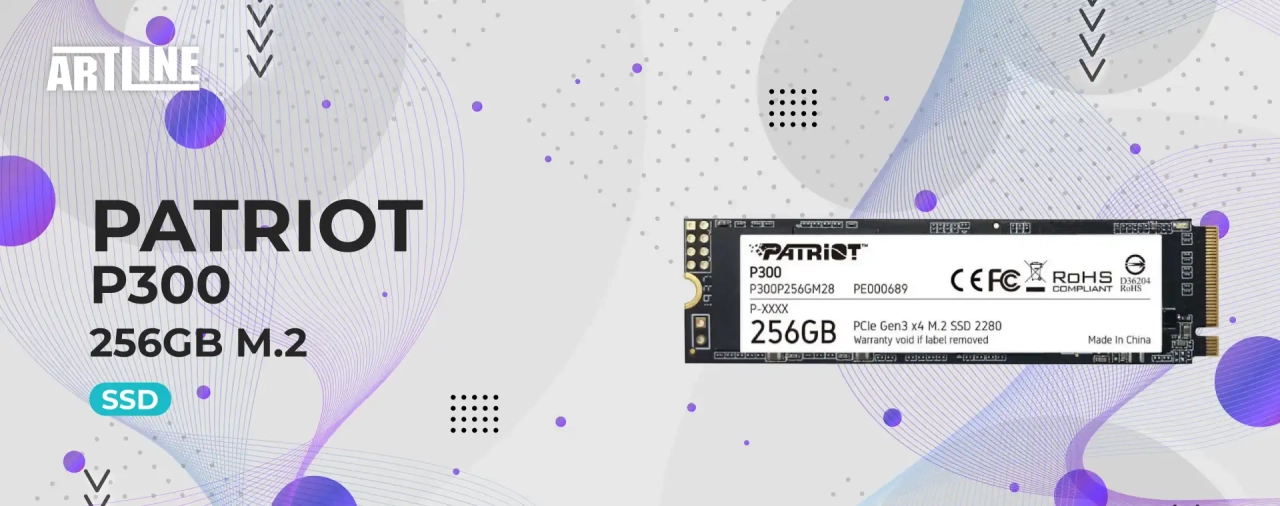 SSD Patriot P300 256GB M.2 (P300P256GM28)