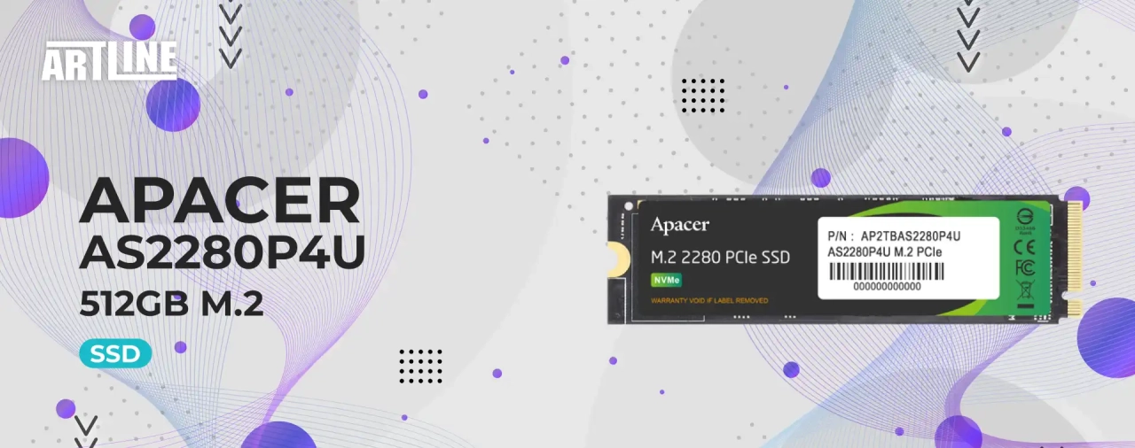 SSD Apacer AS2280P4U 512GB M.2 (AP512GAS2280P4U-1)