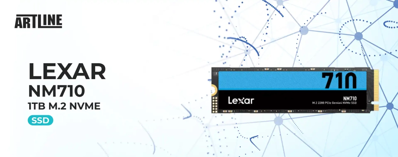 SSD диск Lexar NM710 1TB M.2 NVME (LNM710X002T-RNNNG)