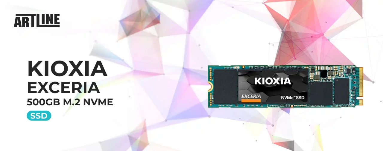 SSD диск Kioxia Exceria 500GB M.2 NVME (LRC10Z500GG8)