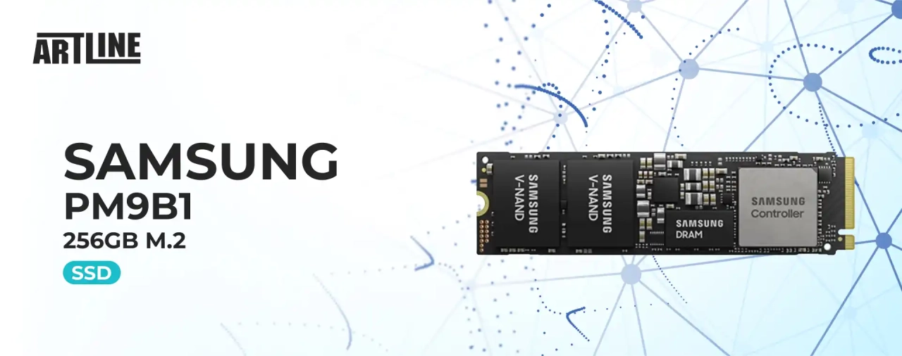 SSD диск Samsung PM9B1 256GB M.2 PCIe 4.0 x4 MLC (MZVL4256HBJD-00B07)