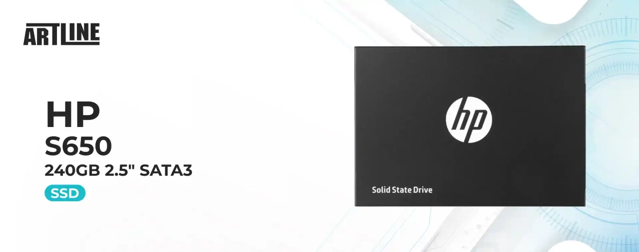 SSD диск HP S650 240G 2.5" SATA3 (345M8AA)
