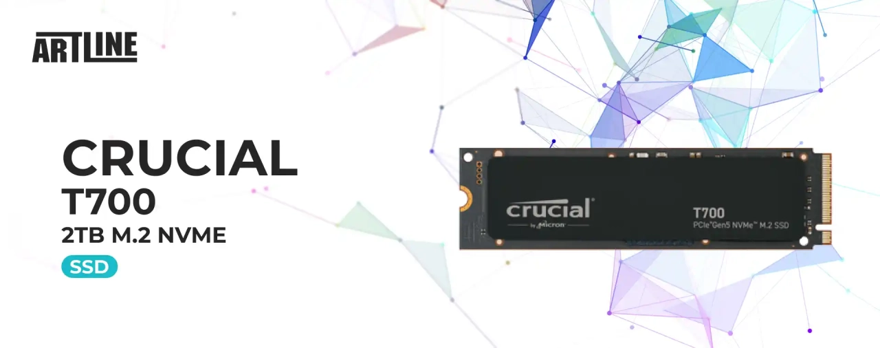SSD диск Crucial T700 2TB M.2 NVMe PCIe 5.0 x4 (CT2000T700SSD3)