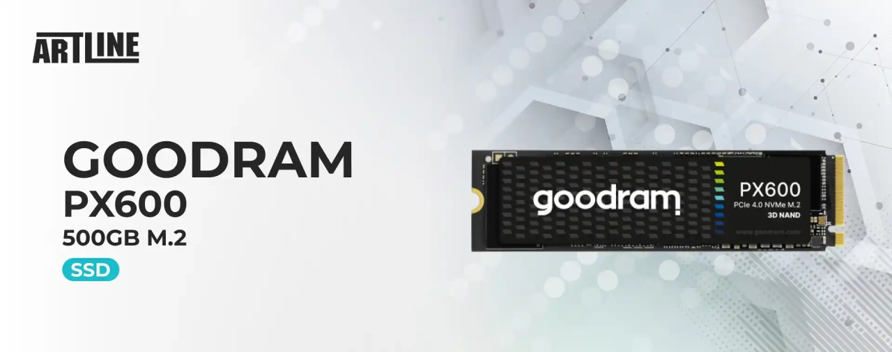 SSD диск GOODRAM PX600 500GB M.2 NVMe (SSDPR-PX600-500-80)