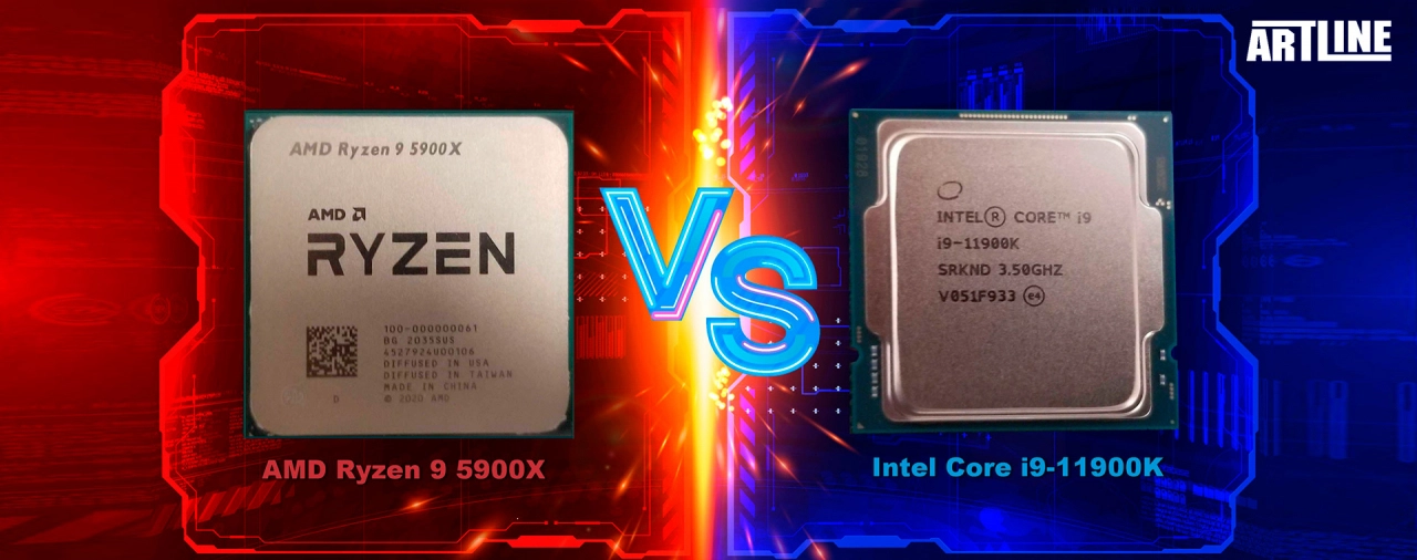 Який процесор краще: Ryzen 9 5900X vs Intel Core i9-11900K