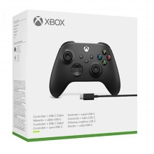 Купити Геймпад Microsoft Xbox Series X | S Wireless Controller Carbon Black plus USB-C Cable - фото 5