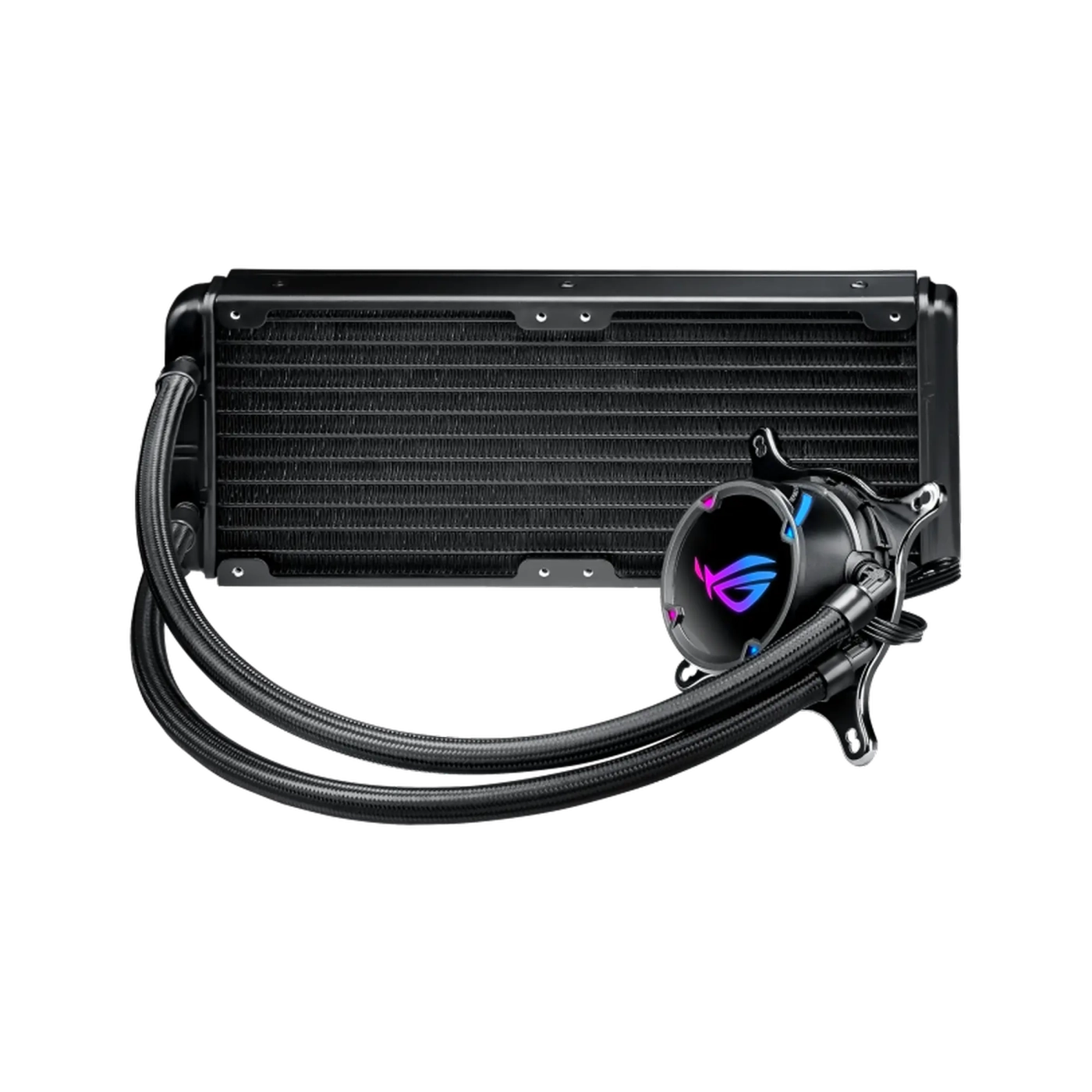 Купить Система жидкостного охлаждения ASUS ROG Strix LC 240 Aura Sync RGB 2x120mm fan (ROG-STRIX-LC-240) - фото 2