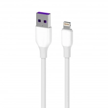 Купити Дата кабель USB 2.0 AM to Lightning 1.0m Glow white 2E (2E-CCAL-WH) - фото 1