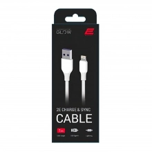 Купить Дата кабель USB 2.0 AM to Lightning 1.0m Glow white 2E (2E-CCAL-WH) - фото 2