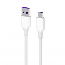 Купить Дата кабель USB 2.0 AM to Type-C 1.0m Glow white 2E (2E-CCAC-WH) - фото 1