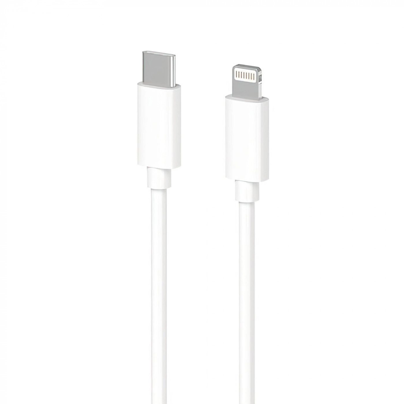 Купити Дата кабель USB-C to Lightning 1.0m Glow white 2E (2E-CCCL-WH) - фото 1