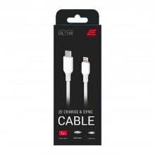 Купить Дата кабель USB-C to Lightning 1.0m Glow white 2E (2E-CCCL-WH) - фото 2