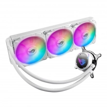Купить Система жидкостного охлаждения ASUS ROG Strix LC 360 RGB White Edition (ROG-STRIX-LC-360-RGB-WE) - фото 1
