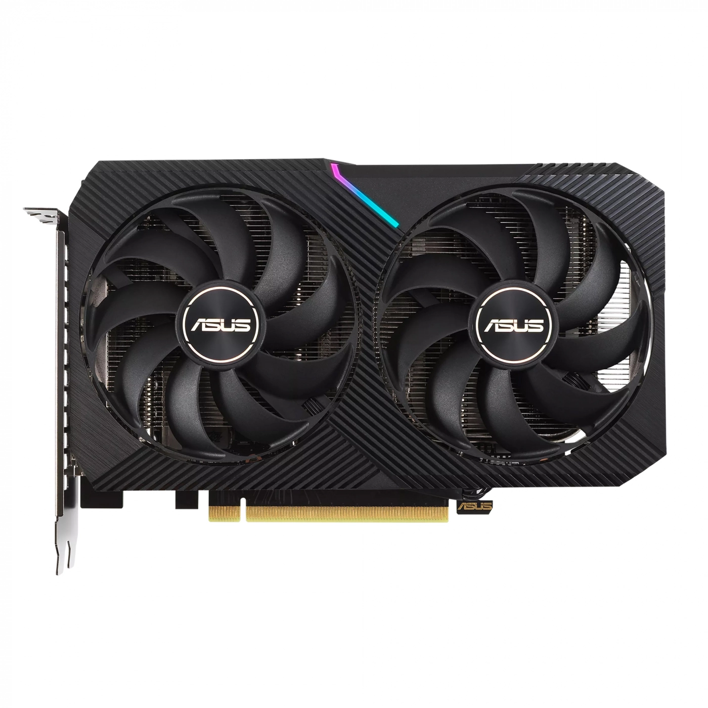 Купить Видеокарта ASUS GeForce RTX 3060 Ti Dual V2 OC Mini LHR - фото 1