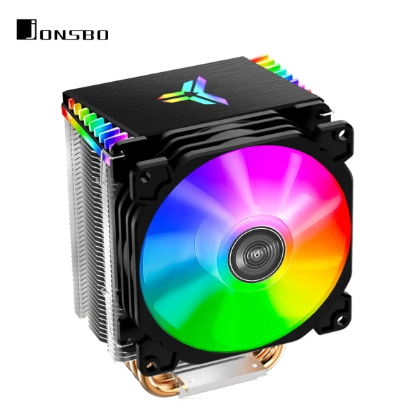 Купити Процесорний кулер JONSBO CR-1400 ARGB Black (92mm/4pin/900-2300RPM/4 тепл. трубки/3pin 5V ARGB) - фото 9