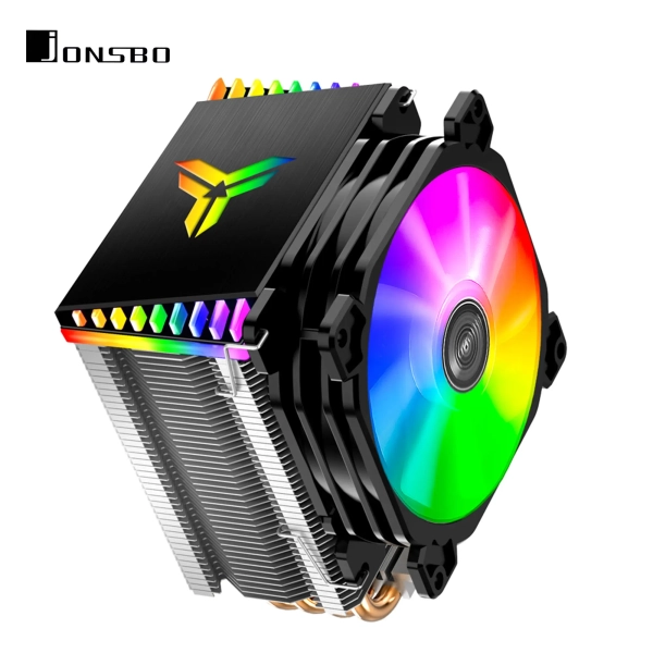 Купити Процесорний кулер JONSBO CR-1400 ARGB Black (92mm/4pin/900-2300RPM/4 тепл. трубки/3pin 5V ARGB) - фото 13