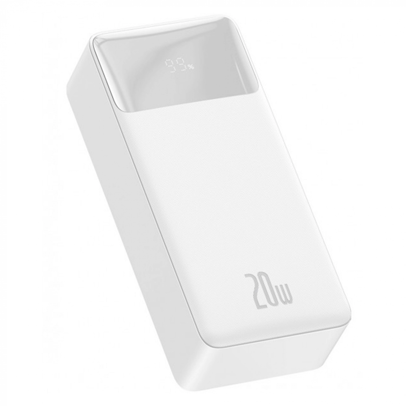 Купить Павербанк УМБ Baseus Bipow Digital Display Power bank 30000mAh 20W White - фото 1