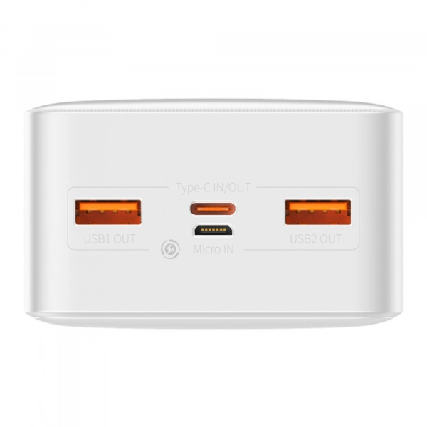 Купить Павербанк УМБ Baseus Bipow Digital Display Power bank 30000mAh 20W White - фото 4
