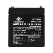 Купити Акумулятор AGM LPM 12V 5Ah - фото 3