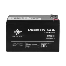 Купити Акумулятор AGM LPM 12V 9Ah - фото 1