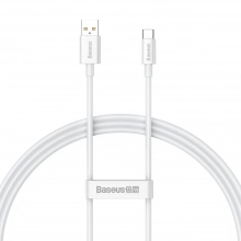 Купити Кабель Baseus Superior Series Fast Charging Data Cable USB to Type-C 100W 1m White - фото 1