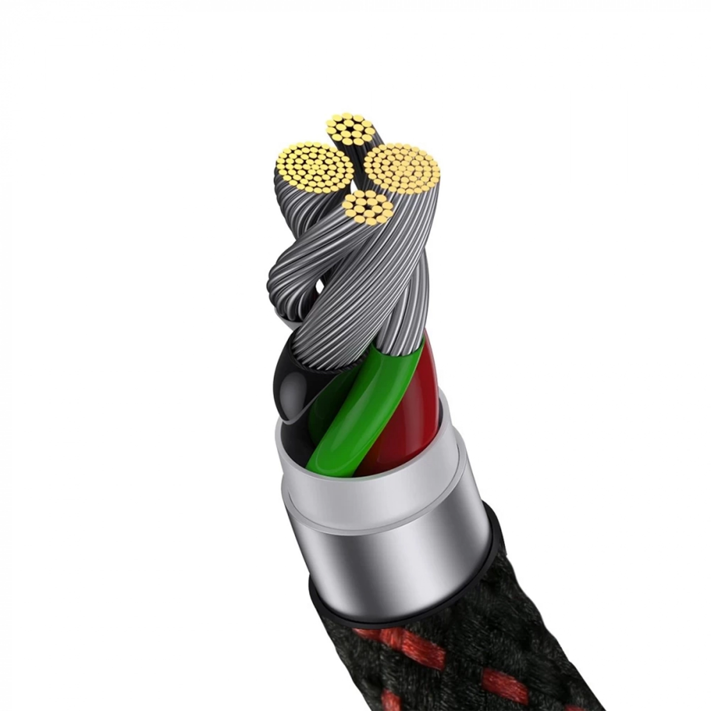 Купить Кабель Baseus MVP 2 Elbow-shaped Fast Charging Data Cable USB to iP 2.4A 1m Black|Red - фото 7