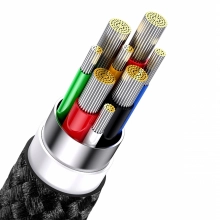 Купити Кабель Baseus Flash Series One-for-three Fast Charging Cable Type-C to M+L+C 100W 1.5m Black - фото 6