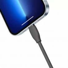 Купить Кабель Baseus Jelly Liquid Silica Gel Fast Charging Data Cable Type-C to iP 20W 1.2m Black - фото 4