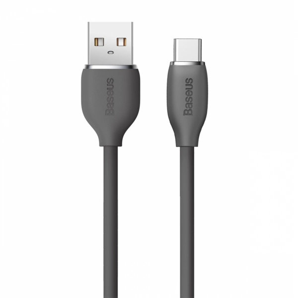 Купить Кабель Baseus Jelly Liquid Silica Gel Fast Charging Data Cable USB to Type-C 100W 1.2m Black - фото 2