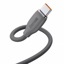 Купить Кабель Baseus Jelly Liquid Silica Gel Fast Charging Data Cable USB to Type-C 100W 1.2m Black - фото 4