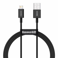 Купить Кабель Baseus Superior Series Fast Charging Data Cable USB to iP 2.4A 1m Black - фото 1