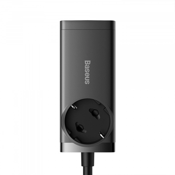 Купити Зарядний пристрій Baseus GaN3 Pro Desktop Powerstrip AC+2U+2C 65W EU Black (Include charging Cable Type-C) - фото 2