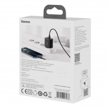 Купити Зарядний пристрій Baseus Compact Quick Charger U+C 20W EU Black - фото 7